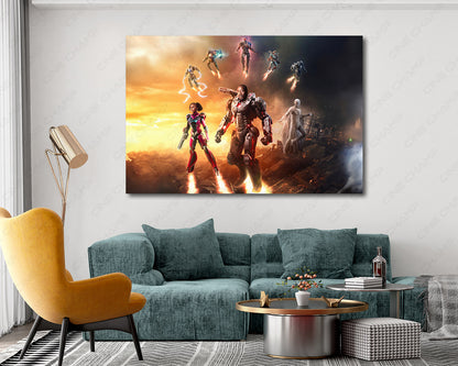 Armor Wars War Machine Canvas Print