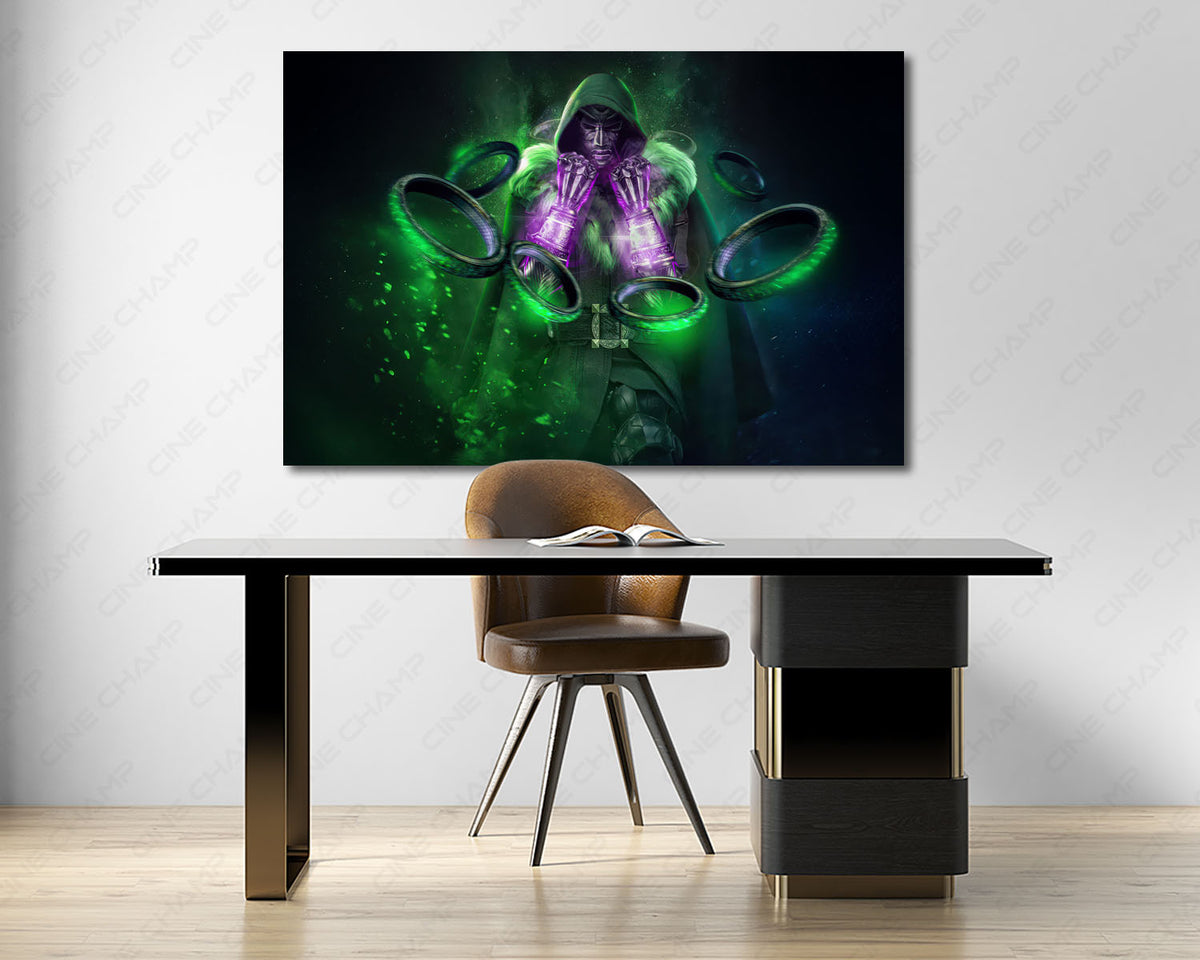 Armored Vengeance cinematic canvas artwork