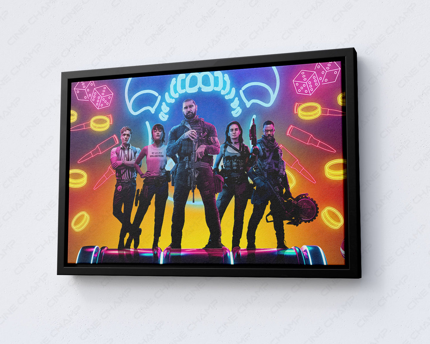 Army of the Dead Canvas Print Zombie Action Movie Wall Art