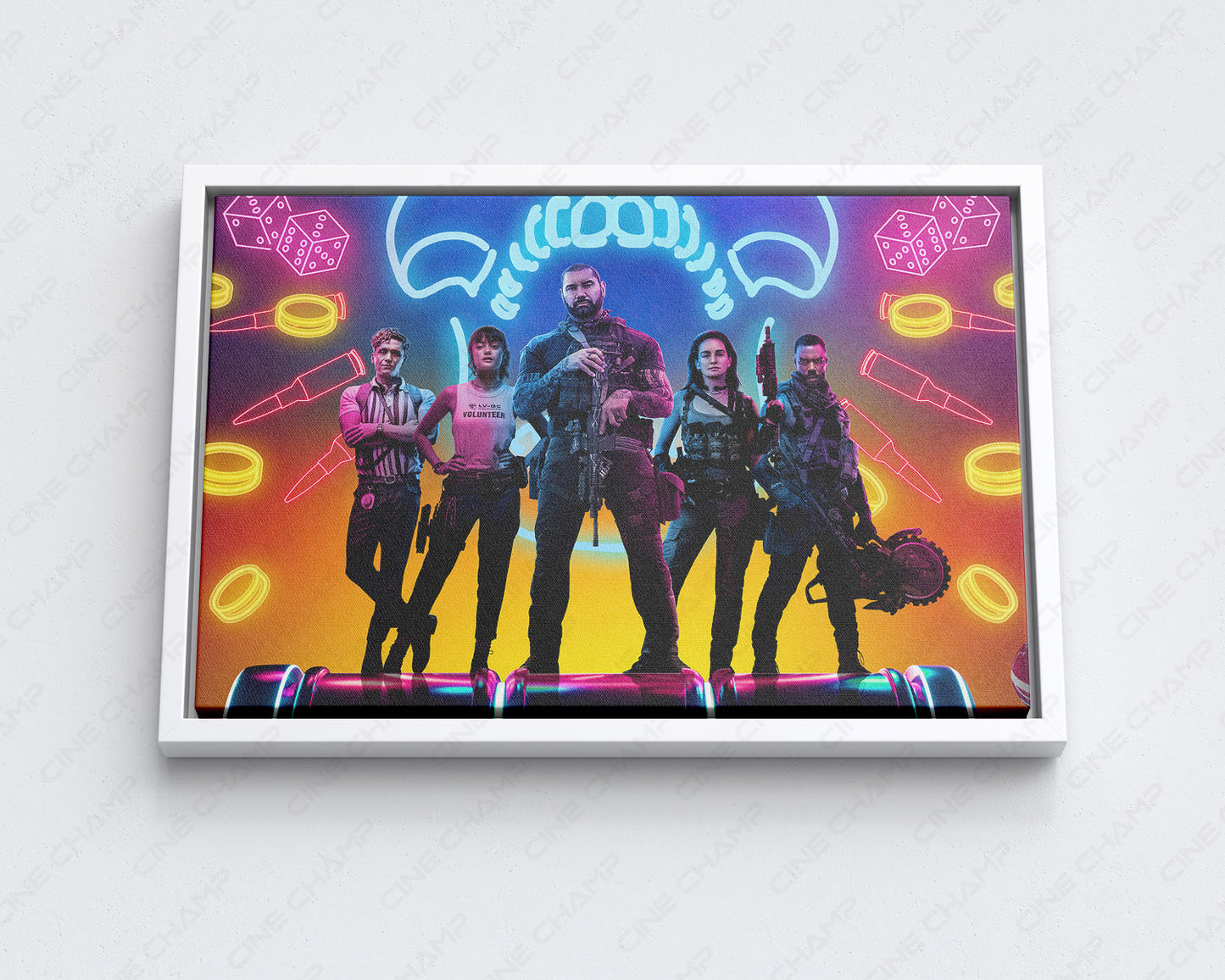 Army of the Dead Canvas Print Zombie Action Movie Wall Art
