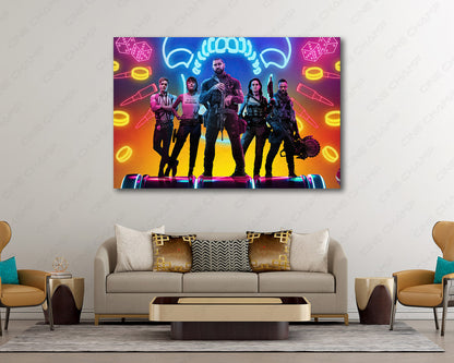 Army of the Dead Canvas Print Zombie Action Movie Wall Art