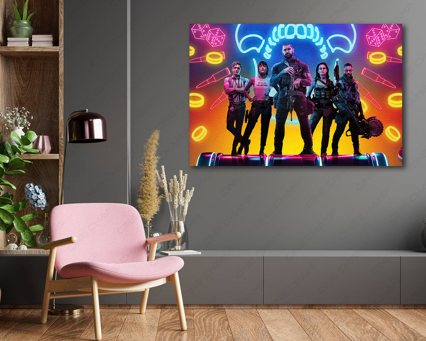 Army of the Dead Canvas Print Zombie Action Movie Wall Art