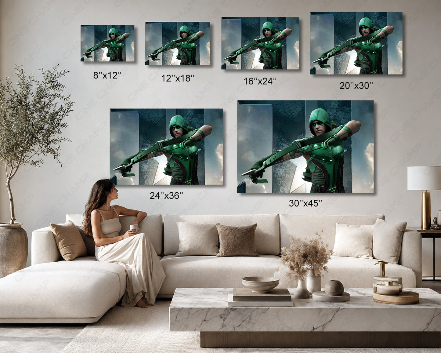 Arrow Canvas Print TV Series Wall Art