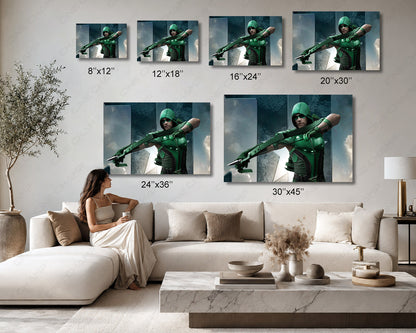 Arrow Canvas Print TV Series Wall Art