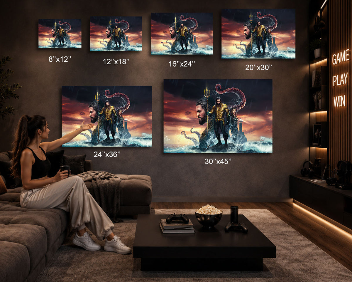 Atlantis Octopus Movie Wall Artwork
