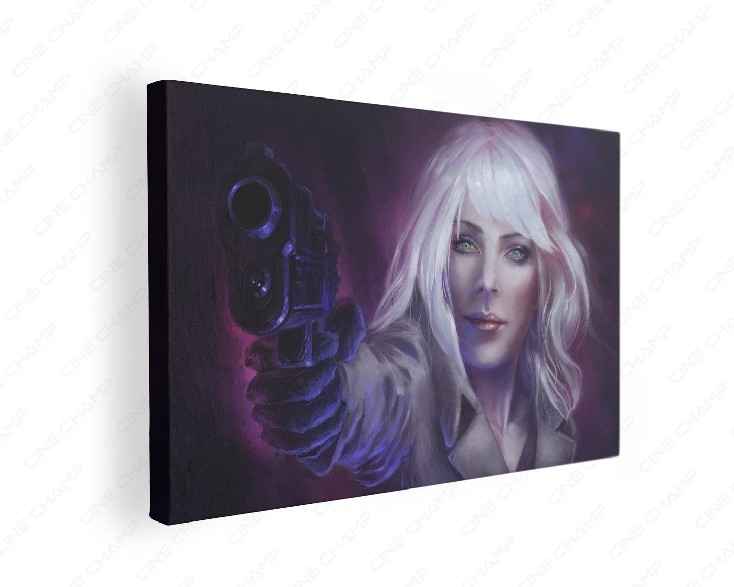Atomic Blonde Canvas Print