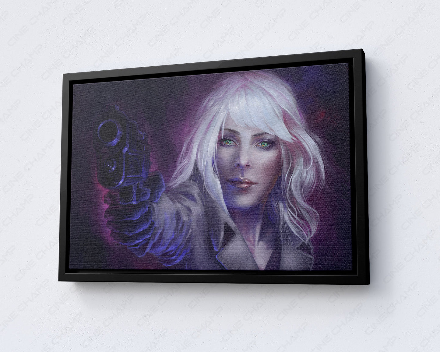 Atomic Blonde Canvas Print