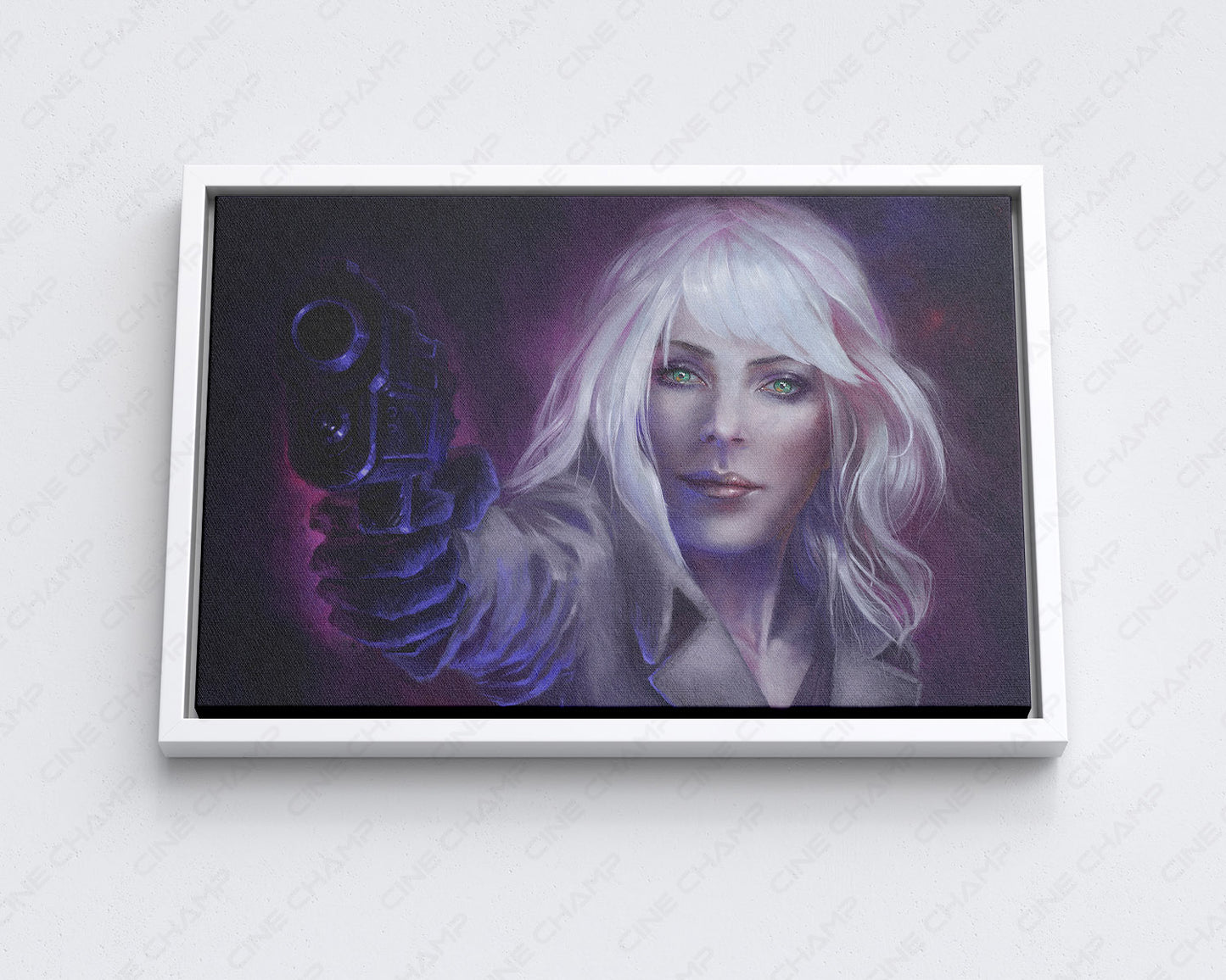 Atomic Blonde Canvas Print