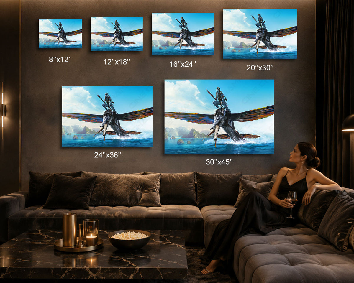 Avatar 2 Gaming Room Wall Artwork