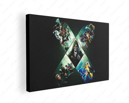 Avengers Doomsday showdown canvas wall art