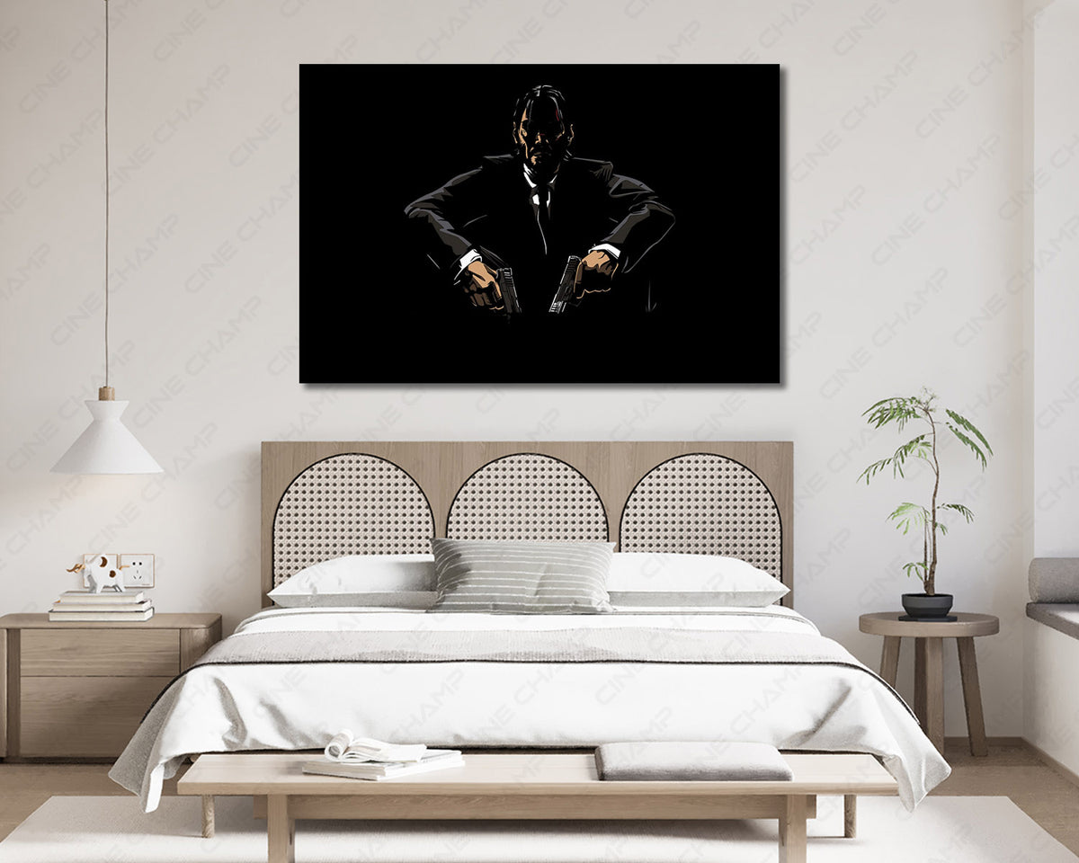 Baba Yaga John Wick canvas print