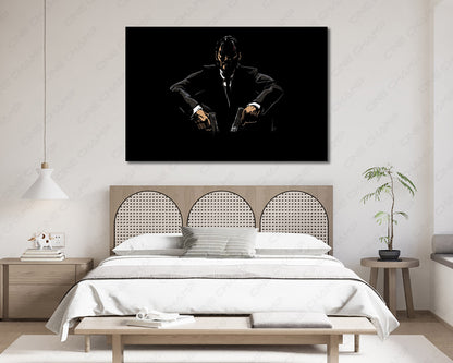 Baba Yaga John Wick canvas print