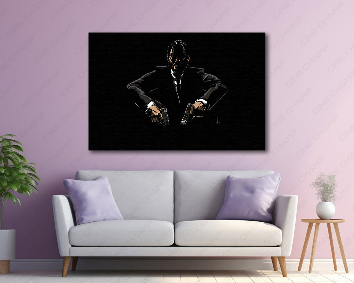 Baba Yaga cinematic assassin artwork