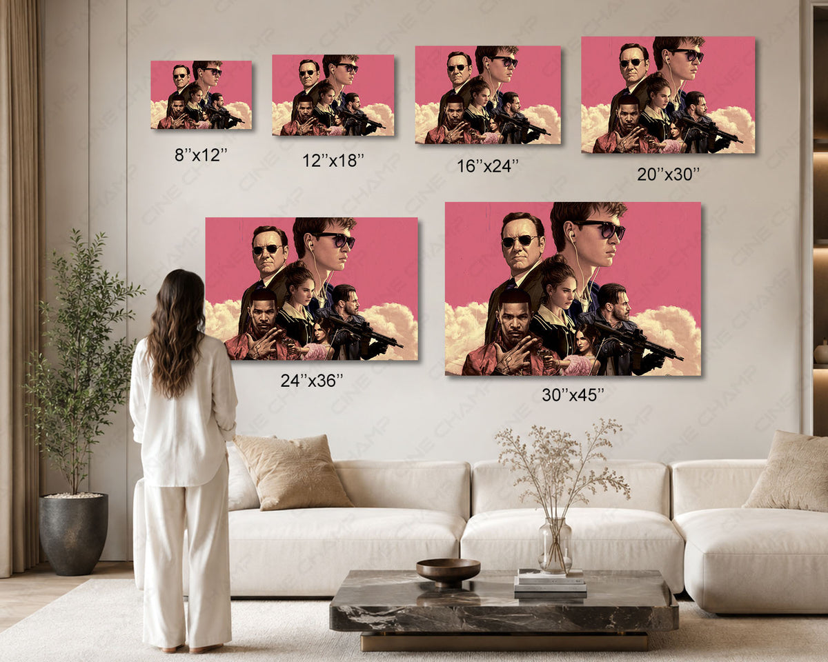 Baby Driver Cinematic Car Artwork For Collectors