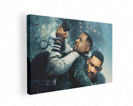Bad Boys Ride or Die Canvas Wall Art Miami Cop Duo Decor