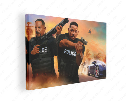 Bad Boys for Life Canvas Wall Art Miami Action Movie Decor