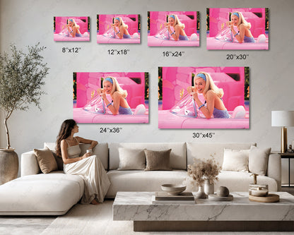 Barbie Glamorous Pink Wall Art