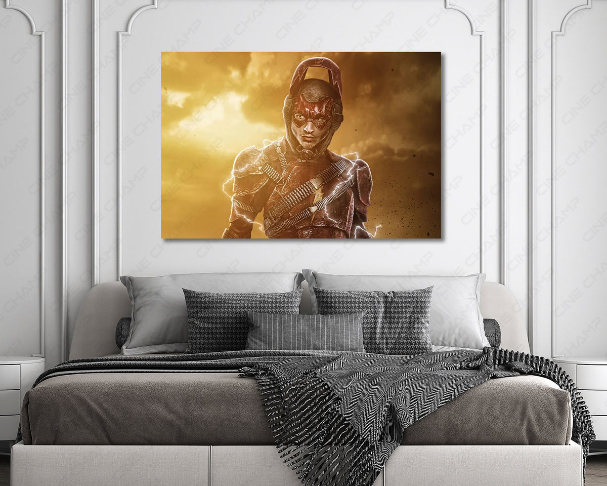 Barry Allen Flash artwork for DC collectors
