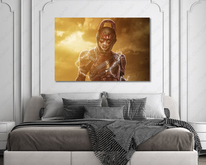 Barry Allen Flash artwork for DC collectors