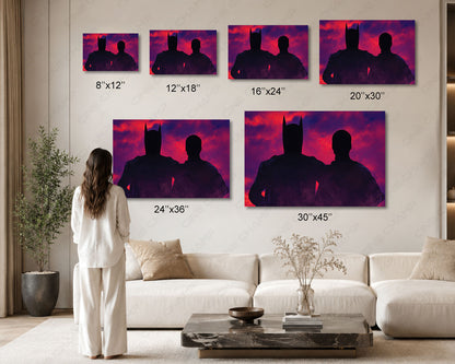 Batman 1989 Home Theater Canvas Art