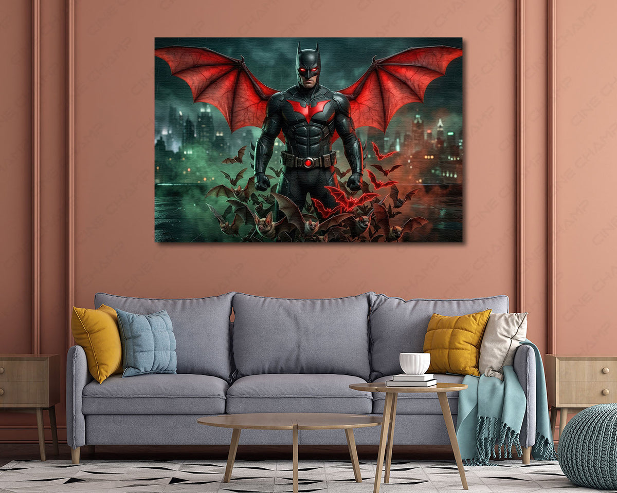 Batman Beyond Neo Gotham Wall Artwork