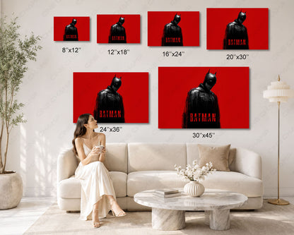 Batman Brush Stroke Canvas Decor