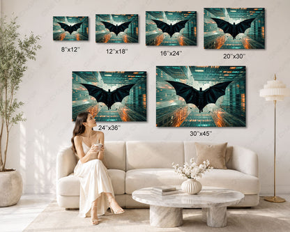 Batman Cinematic Canvas Decor