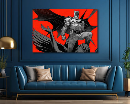 Batman Comic Book Canvas Print