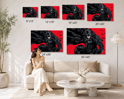 Batman Comic Superhero Canvas Decor