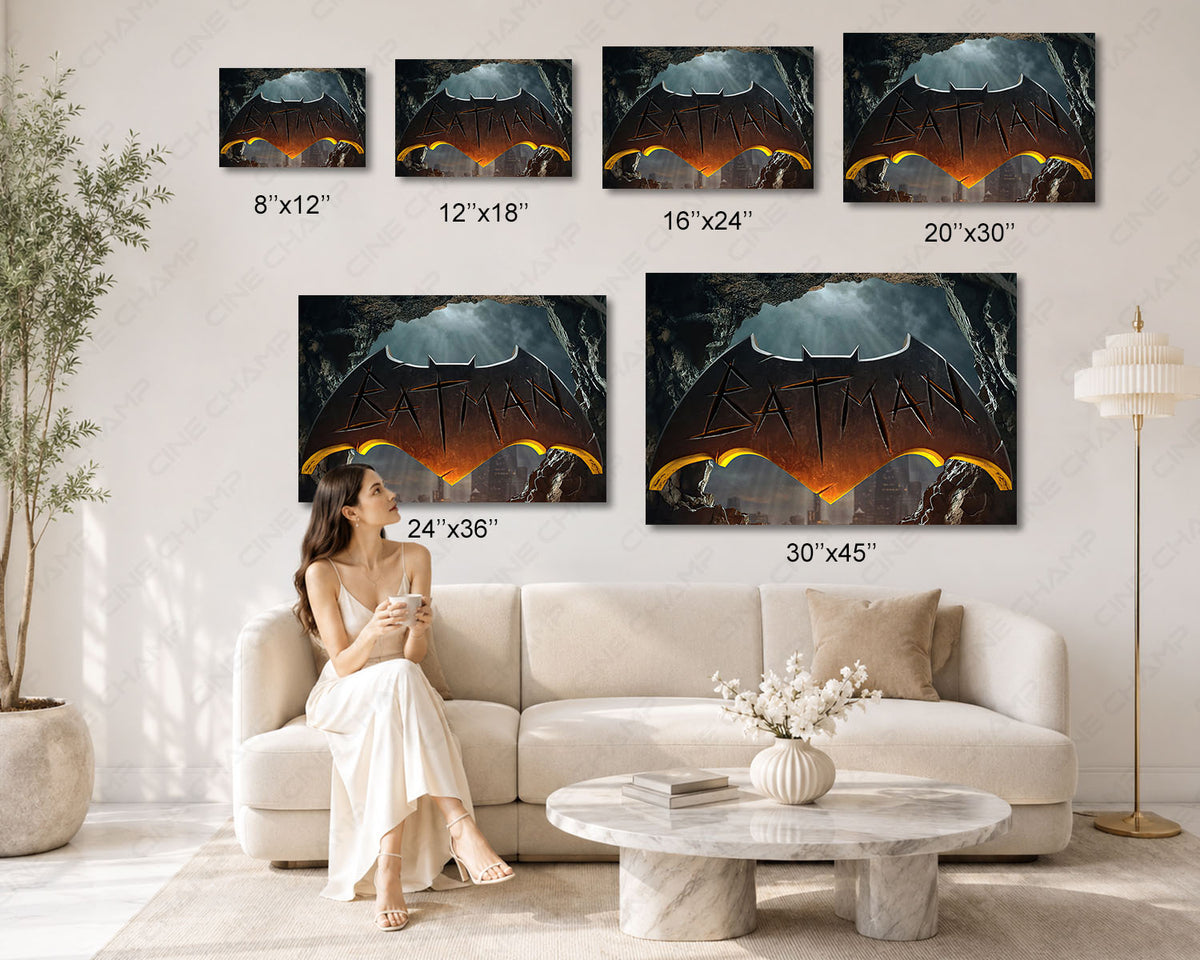 Batman Home Theater Canvas Art