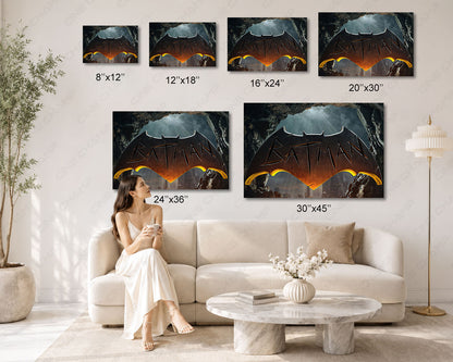 Batman Home Theater Canvas Art