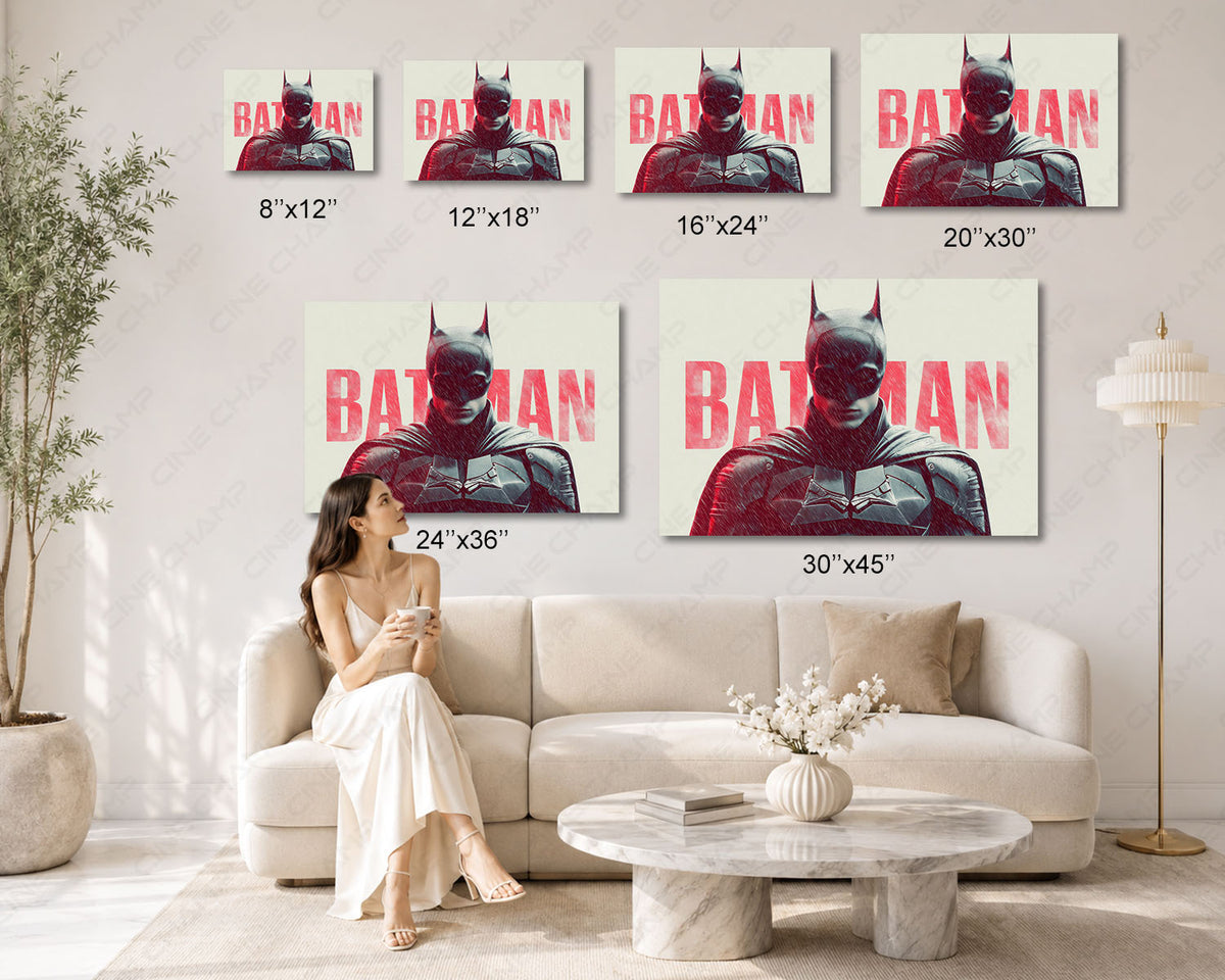 Batman Home Theater Canvas Decor