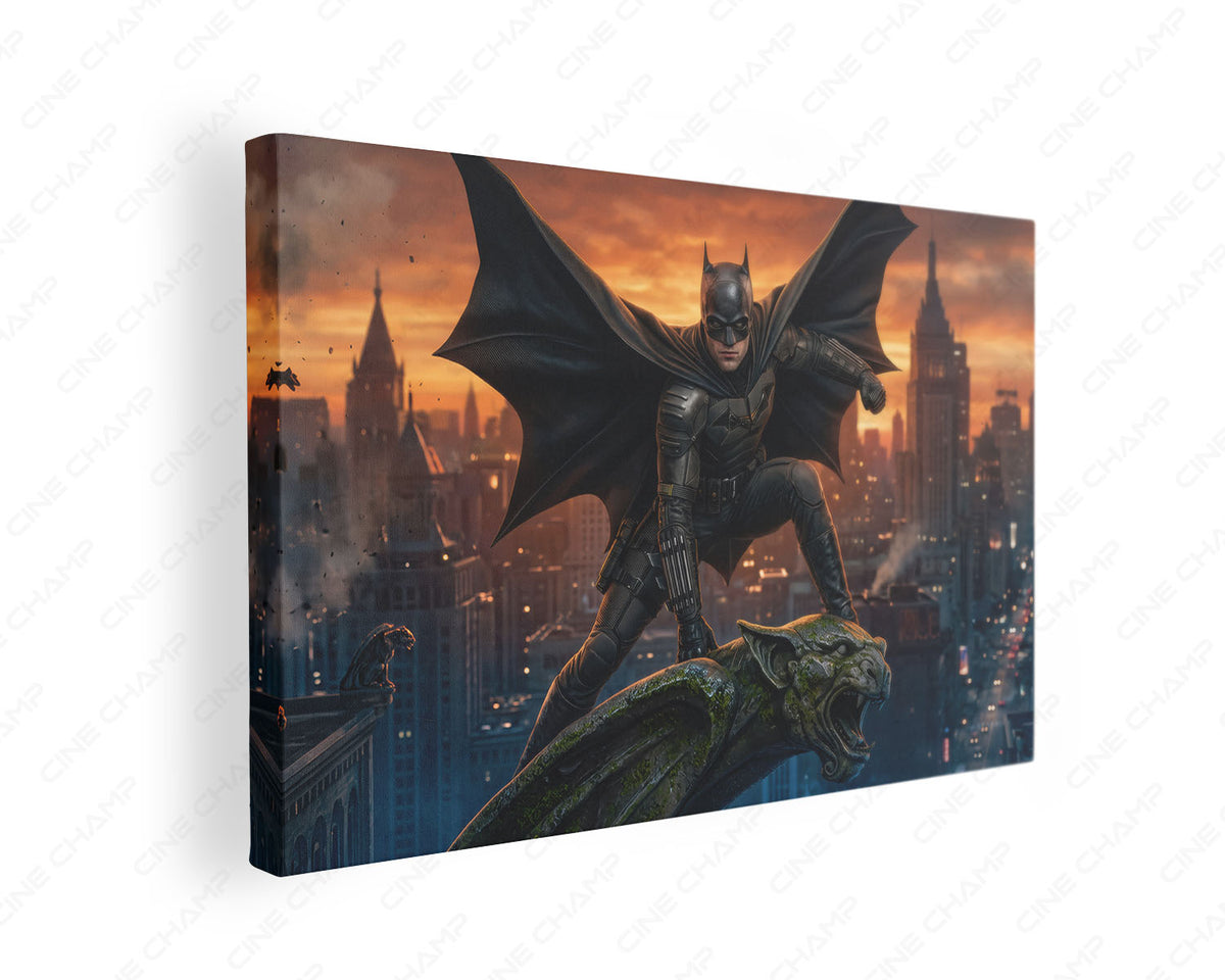 Batman Legacy Begins Canvas Wall Art