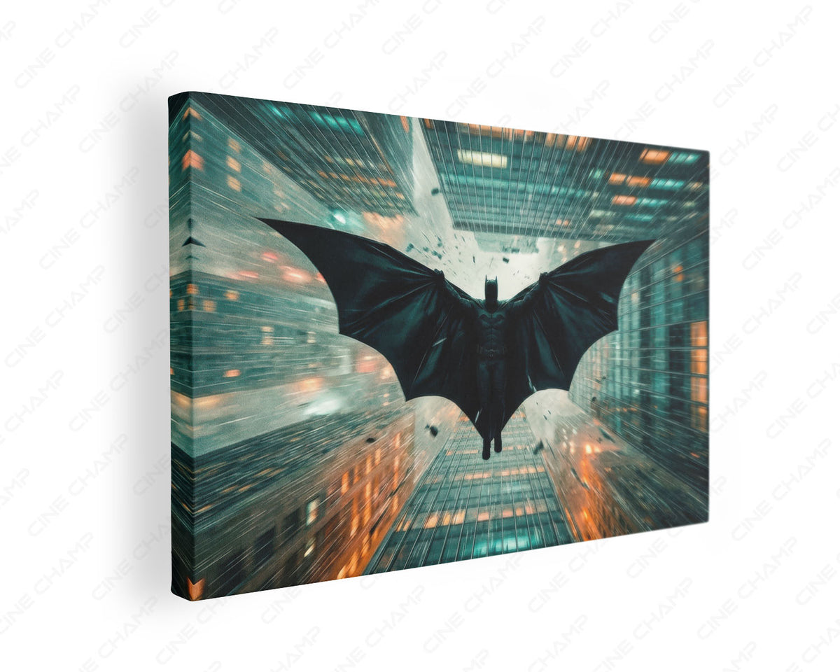 Batman Legendary Pose Canvas Wall Art