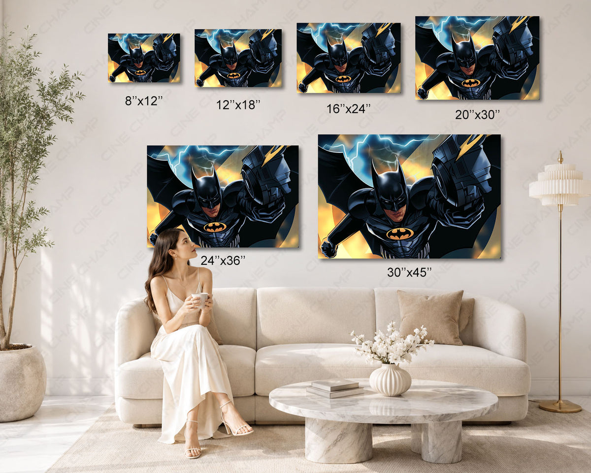 Batman Superhero Canvas Wall Art