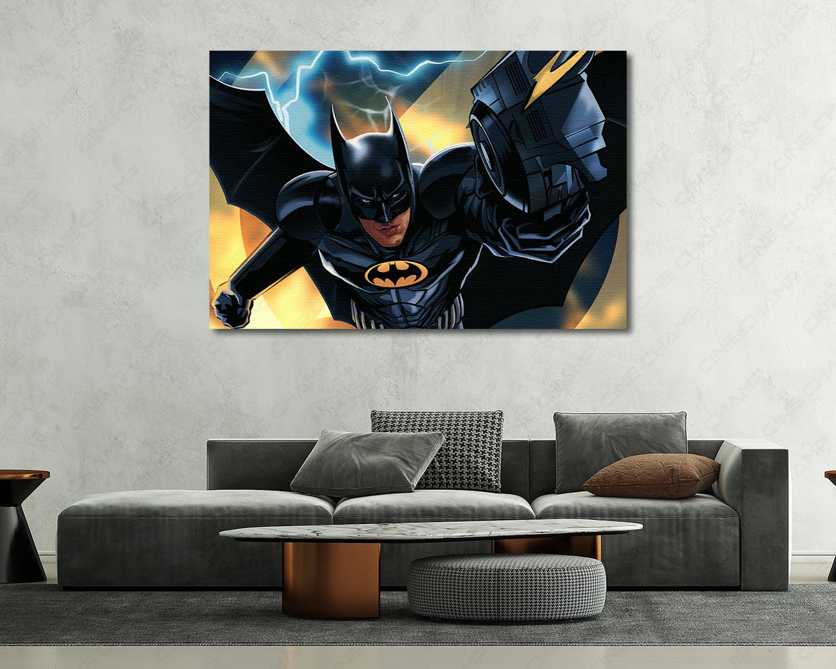 Batman The Flash Canvas Print