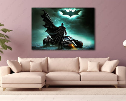Batman The Signal Canvas Print