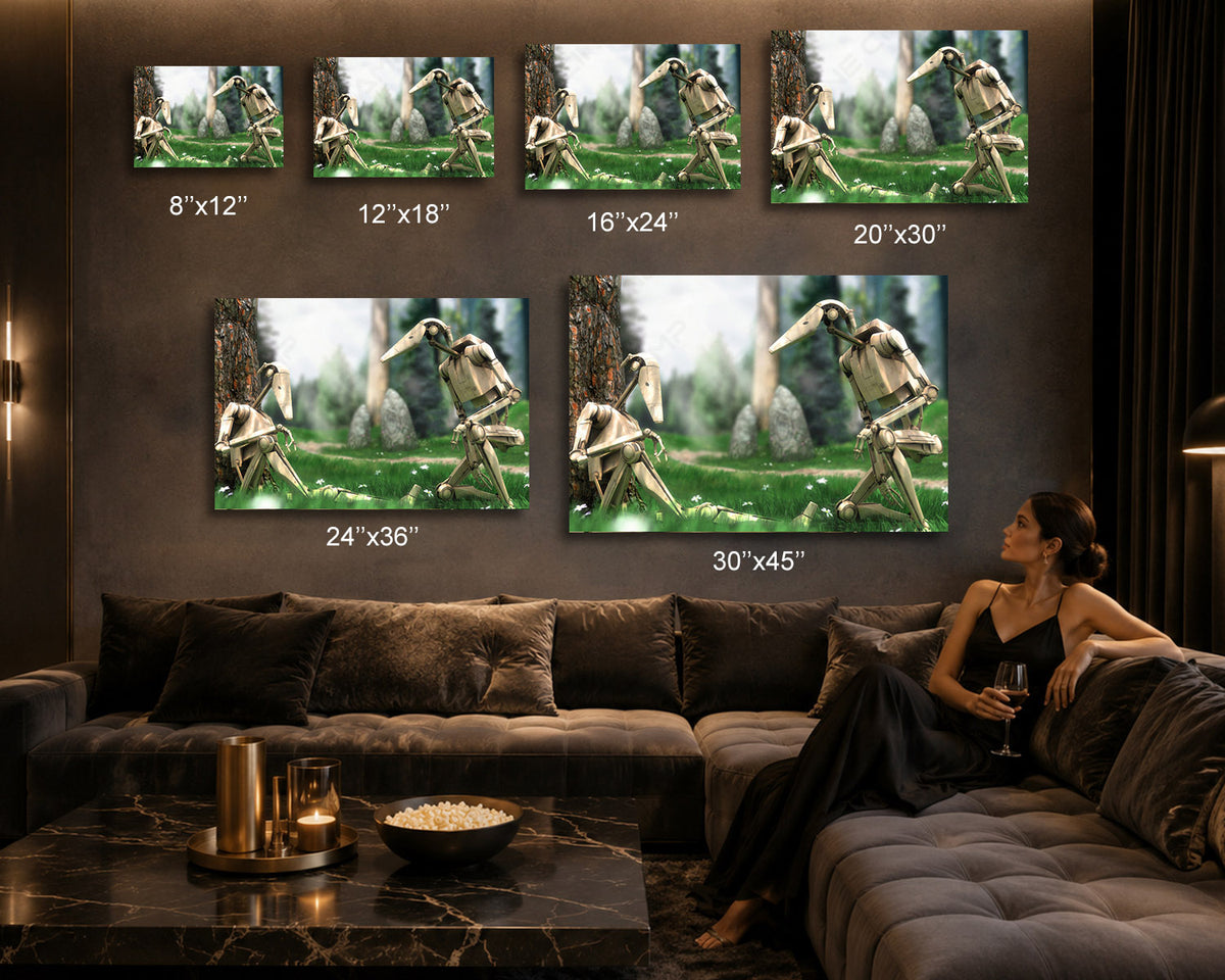Battle Droid Gaming Room Canvas Decor