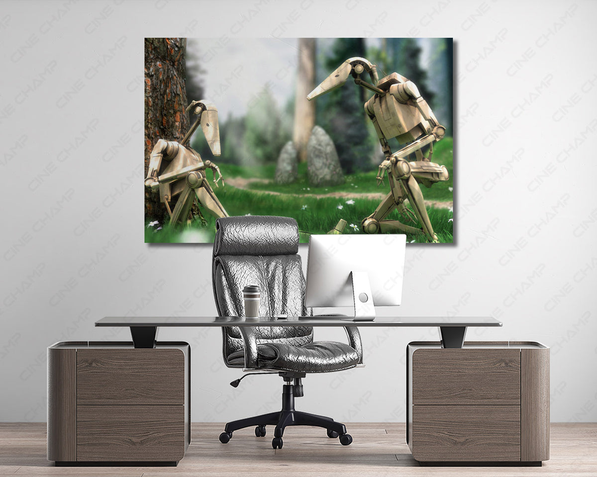Battle Droid Sci Fi Artwork