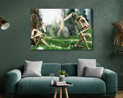 Battle Droid Star Wars Canvas Print