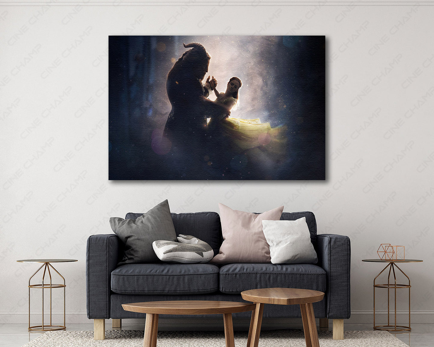 Beauty and the Beast Canvas Wall Art