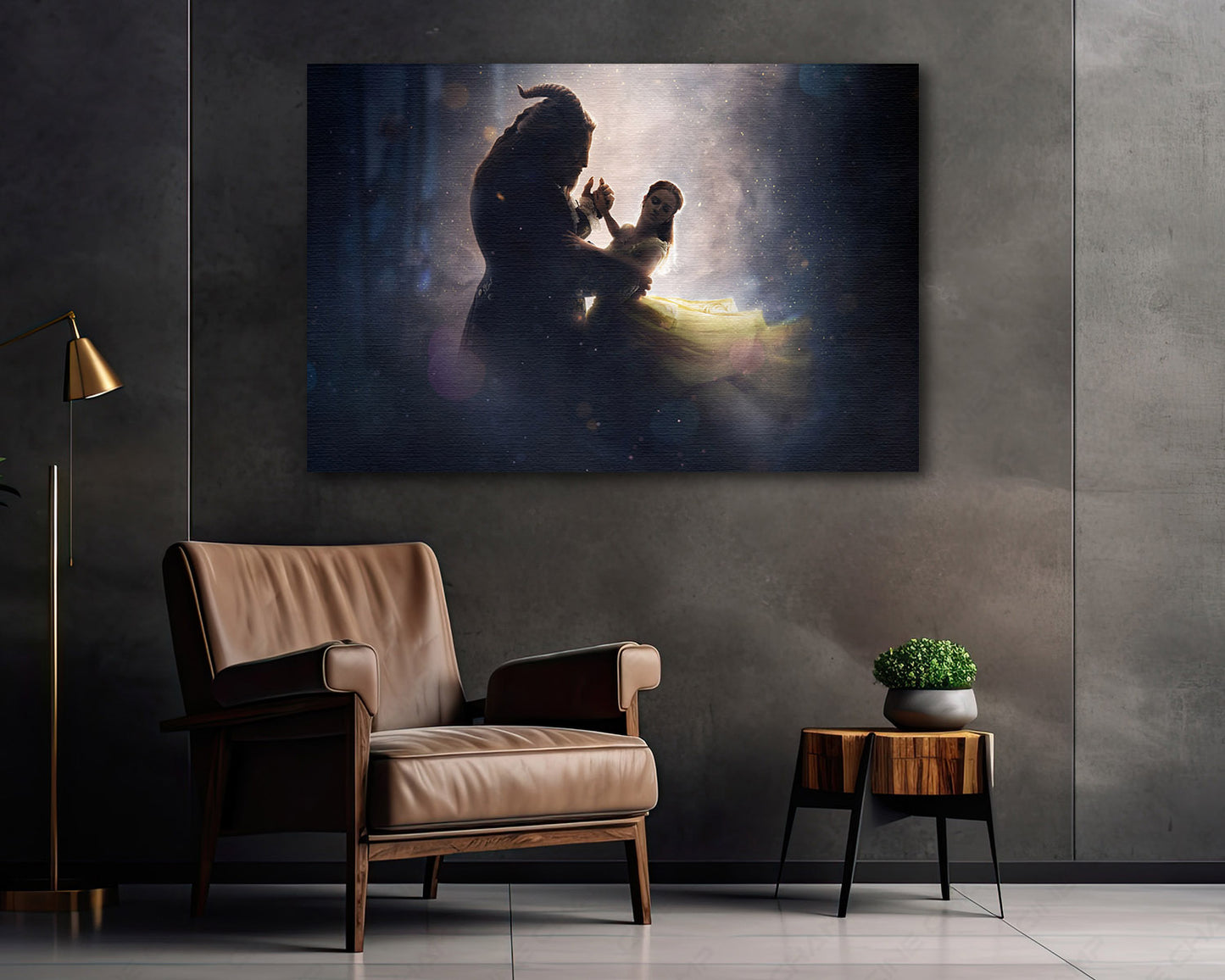 Beauty and the Beast Canvas Wall Art