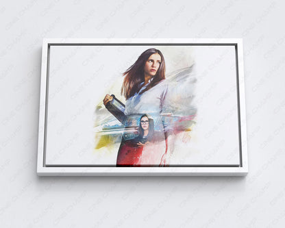 Becky Character Movie Room Canvas Artwork