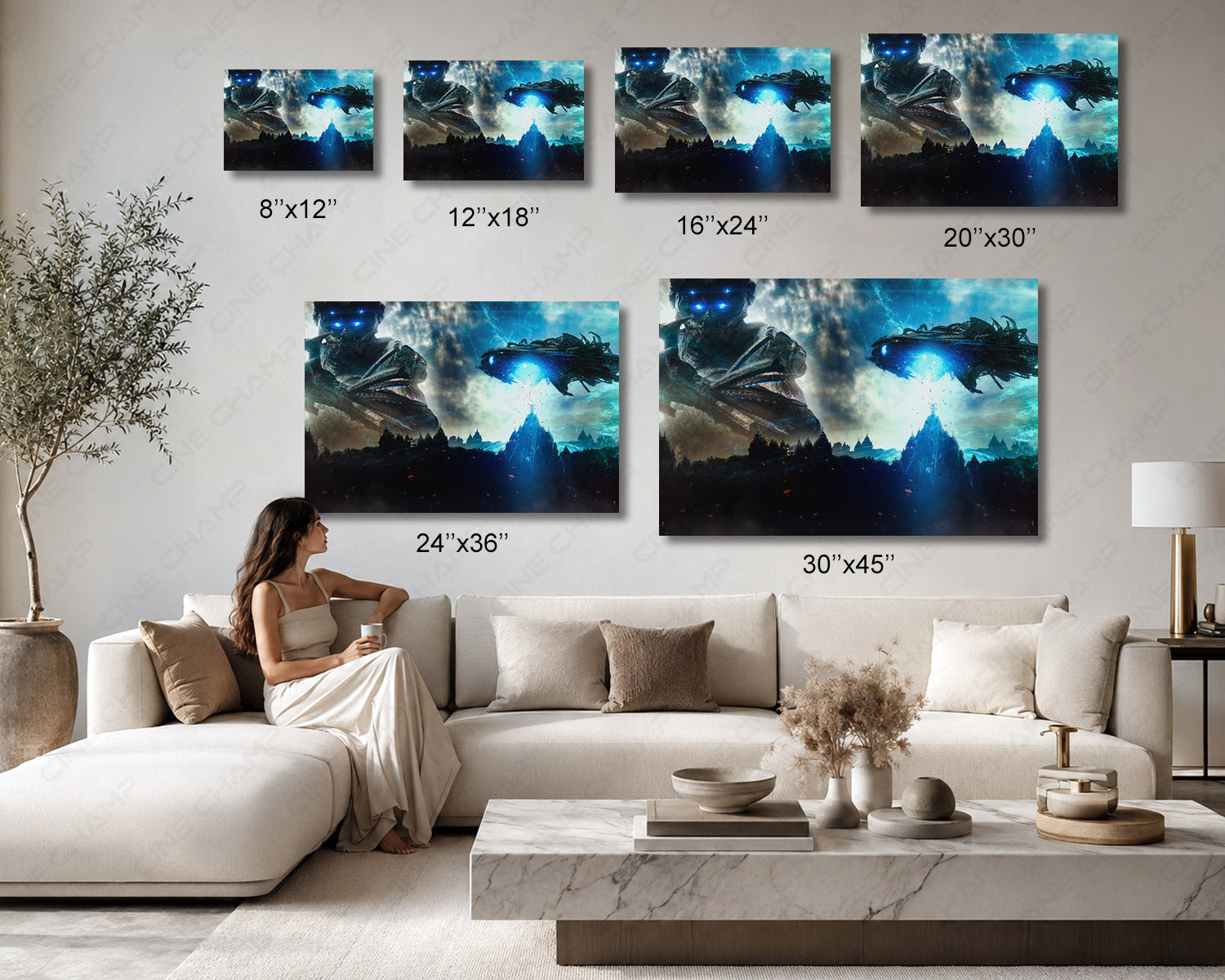 Beyond Skyline Canvas Print Available in Multiple Sizes