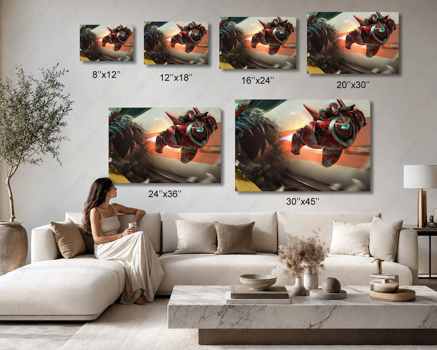 Big Hero 6 Movie Canvas Wall Art Available in Multiple Sizes