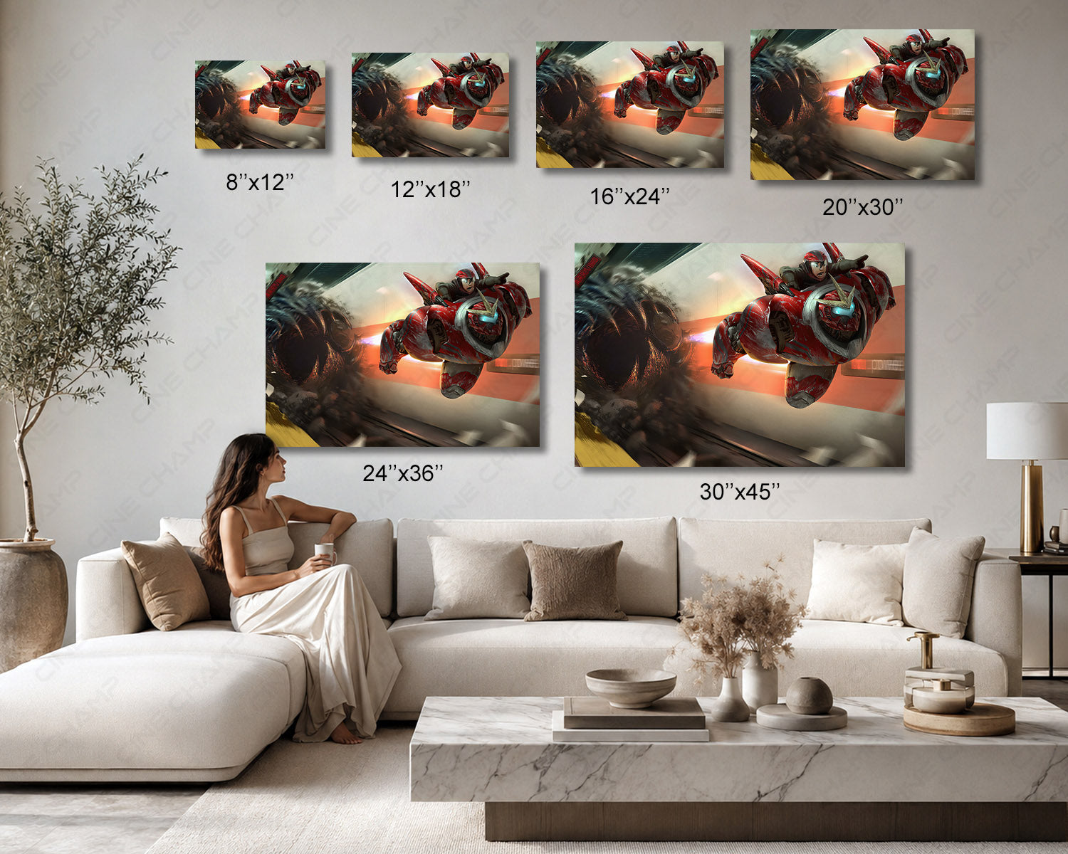 Big Hero 6 Movie Canvas Wall Art Available in Multiple Sizes