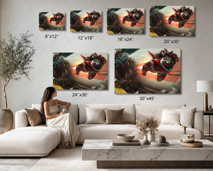 Big Hero 6 Movie Canvas Wall Art Available in Multiple Sizes