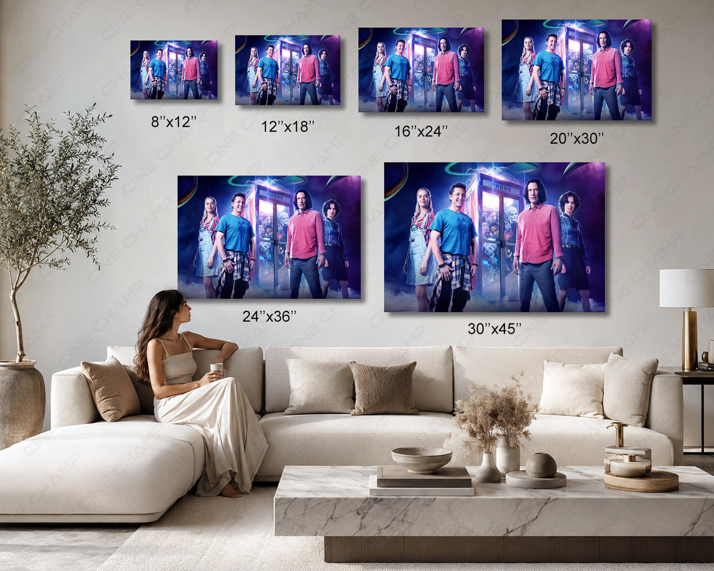 Bill & Ted Face the Music Canvas Print Available in Multiple Sizes