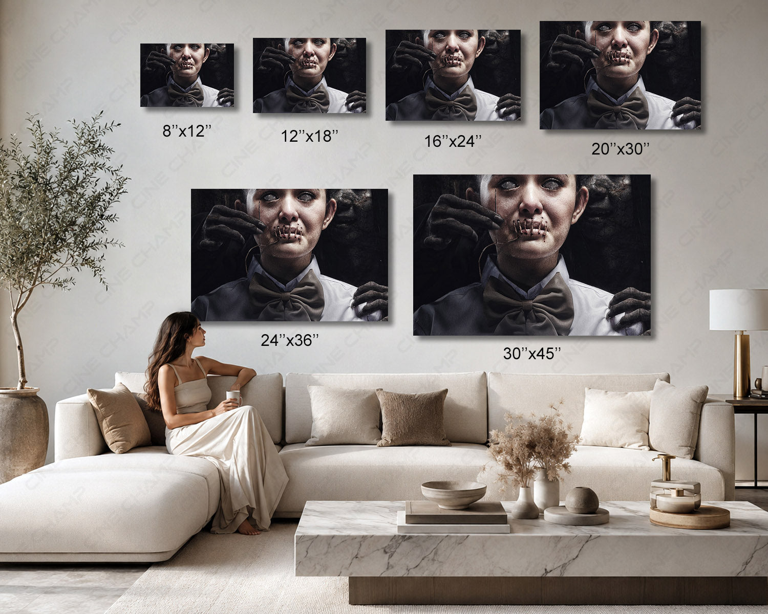 Bisikan Iblis Canvas Print Available in Multiple Sizes