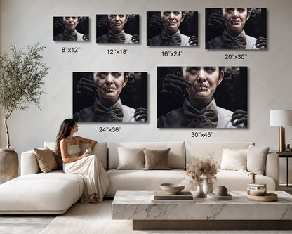 Bisikan Iblis Canvas Print Available in Multiple Sizes